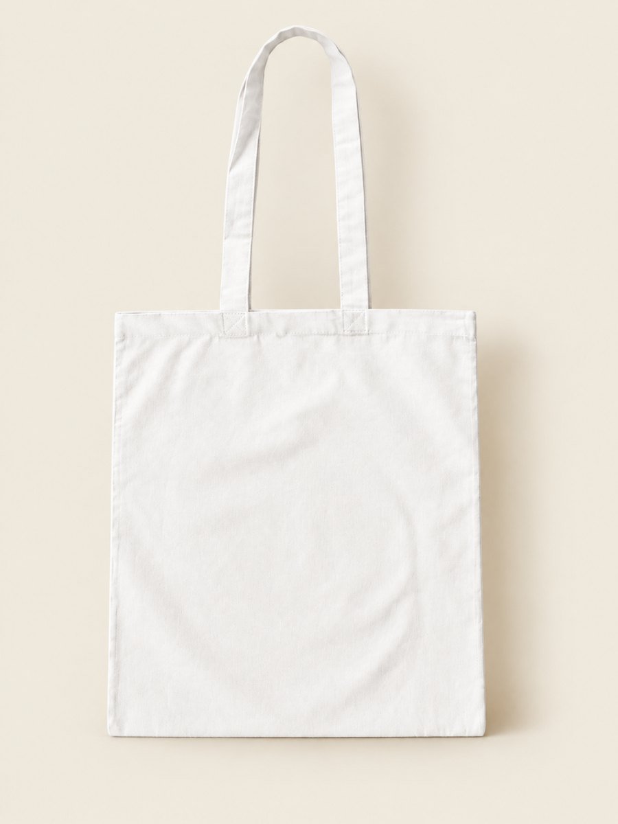 Model 03 – Cotton bag with long handles, white, 140 g/m²
