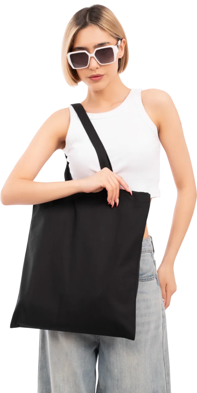 COTLINE cotton bag, lifestyle photo
