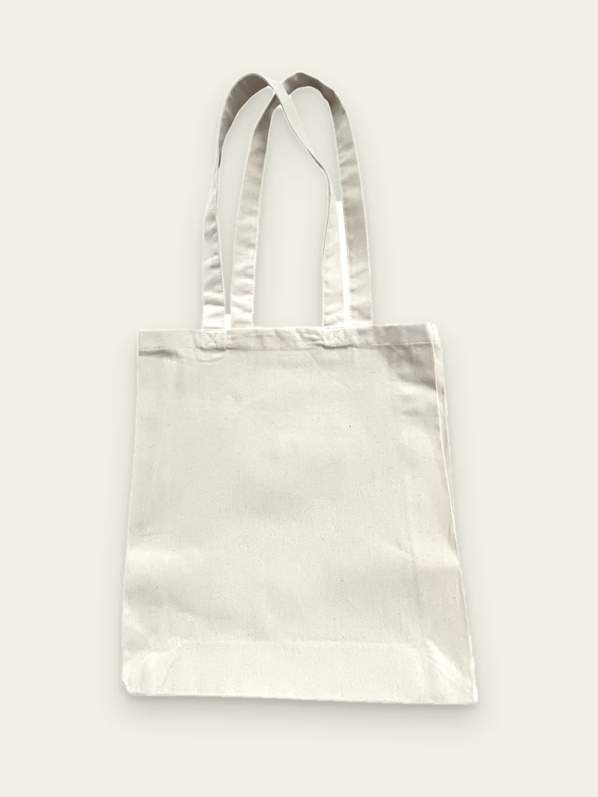 Model 63 – Cotton bag with side gusset, natural beige, 220 g/m²